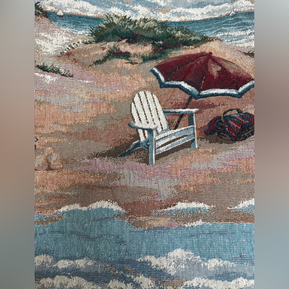Vintage Kravet Beach tapestry Fabric